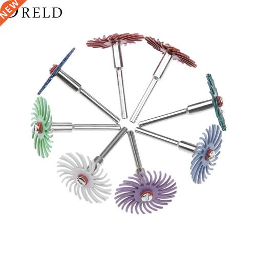 10Pcs Dremel Accessories Abrasive Brush Radial Bristle Polis