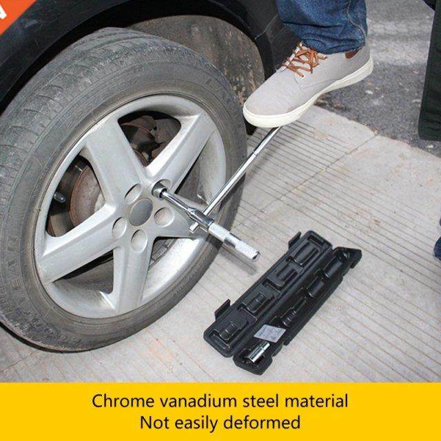 Upgraded Cross Wheel Spanner Nut Wrench 17 19 21 23mm Car Ty