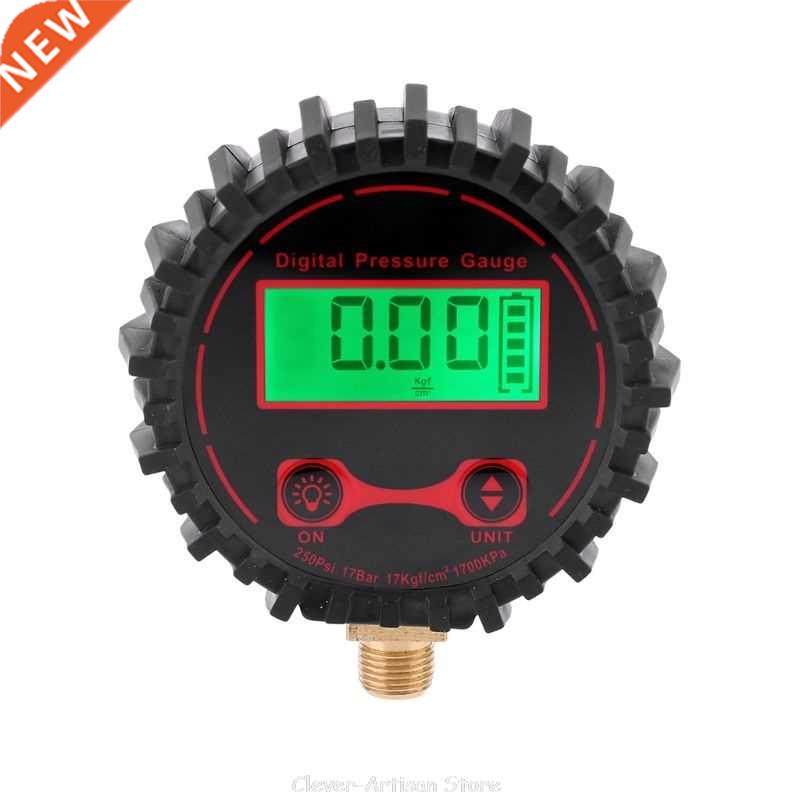 250PSI Digital Tire Pressure Gauge Car Pressure Tester M11*1