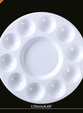 Pant Palette Tray Round Plastc Watercolor Mxng Palette C