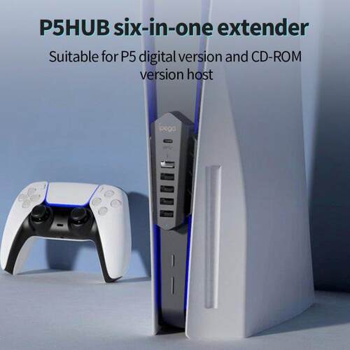 For PS5 hub Type C USB.0 splitter Extension Charger Plug An