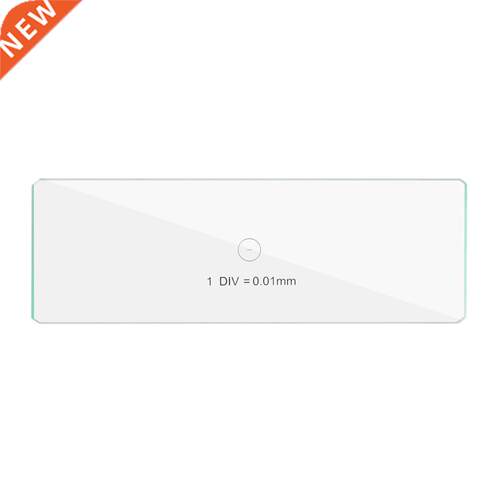 0.01mm Microscope Stage Micrometer 1DIV Optical Glass Caliba