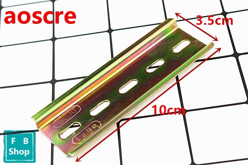 1pcs 10cm din rail C45 Guide Mounting clip Installation trac