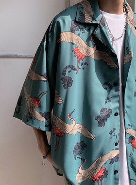 iiDossan 2020 Japanese Streetwear Harajuku Shirts Men HipHop