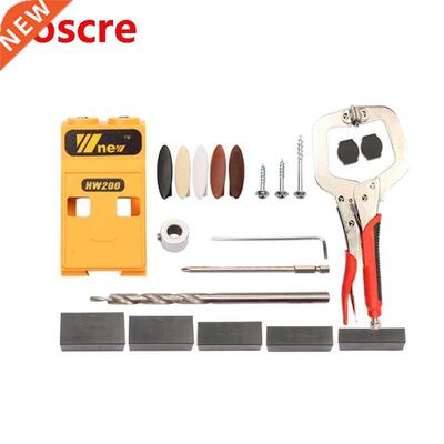 Mini Style Pocket Hole Jig Kit System For Wood Working Joi