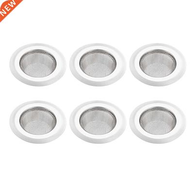 6 Pcs Kitchen Sink Strainer, 2.9 Inches Rim Stainless Steel