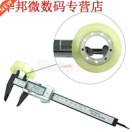 150mm 6 LCD Electronic Carbon Fiber Vernier Caliper Microme