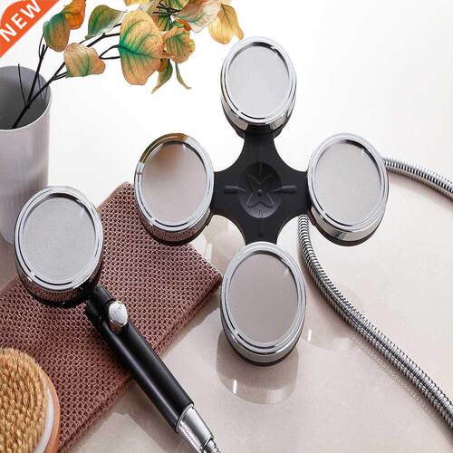 White/Black Shower Head Combo Round High Pressure Spa Faucet