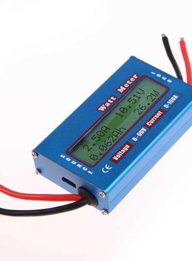 Two-line LCD Simple DC Power Analyser Watt Volt Amp Meter 1