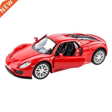 1/36 Porsche 918 Metal Vehicle Diecast Pull Back Cars Model