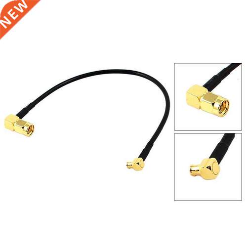19.5cm SMA Male to MCX Male Plug AV Coaxial Stereo Cable Wir