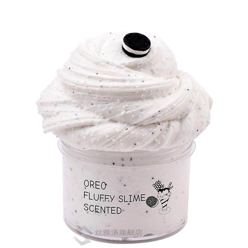 60ml/120ml Slime Fluffy Lizun  Kit Modeling Clay Light Pl