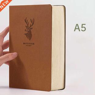 Super Deer Daily Notebo Leather Pages 416 thick Notebook