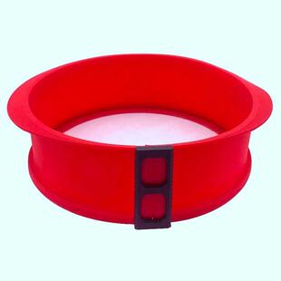 Silicone Springform Pan with Glass Base D Sugarcraft Fondan