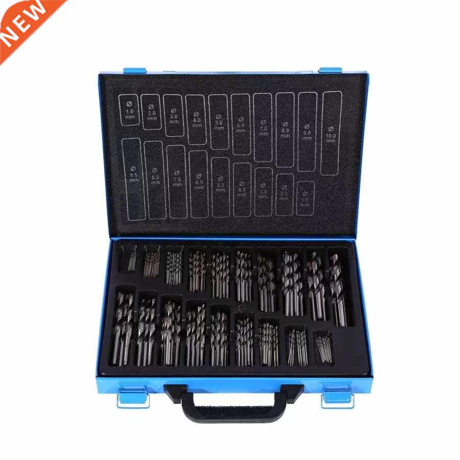 170pcs/Set HSS Engineering Twist Drill Bit 1-10mm Precision
