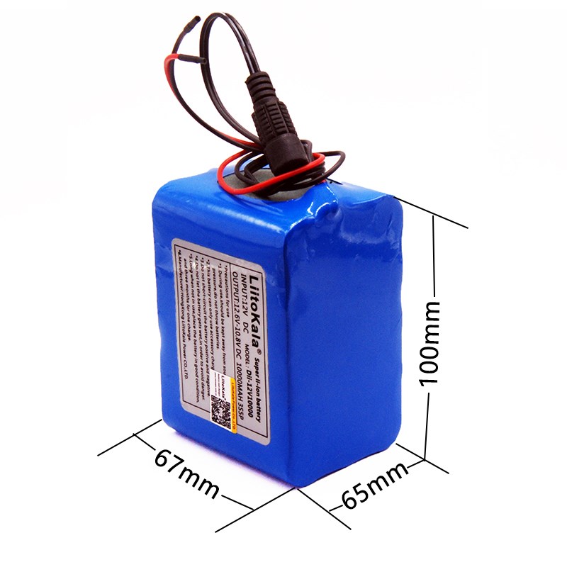 Liitokala 12 V 10ah Protection Large capacity 18650 lithium