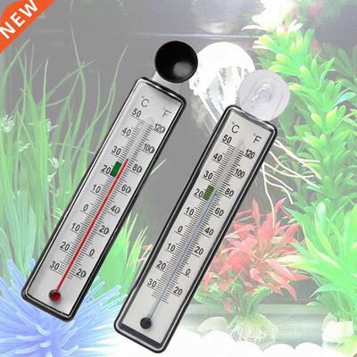 1PCS Aquarium Fish Tank Thermometer Glass Meter Water Temper