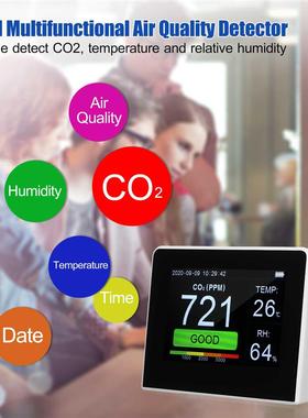 Desktop CO2/RH/Temp. 3-n-1 Multfunctonal Ar Qualty Dete
