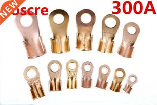 10 Pieces 300A Copper Battery Cable Connector Terminal Lug O