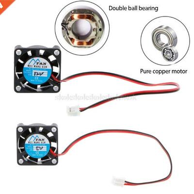 5V 12V 2-Pin Cooler Brushless Chipset Heatsink Mini Cooling