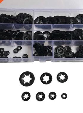 280pcs Tooth Starlock Push On Locking Washers Speed Clips Fa