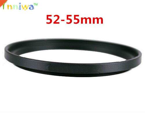 52-55mm Metal Step Up Rings Lens Adapter Filter Set