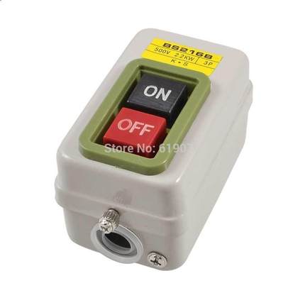 BS216B On/Off Self Locking Power Push Button Switch  Phase