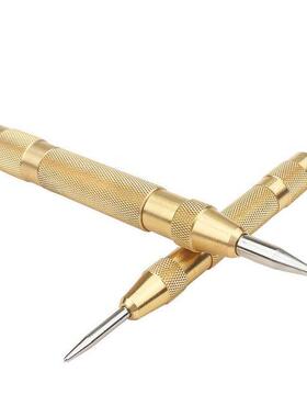 2 Pieces Center Pin Punch Automatic Center Strike Spring Loa