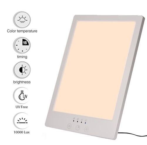 Sad Lamp Stepless Dimming Phototherapy Bionic Solar Light  T