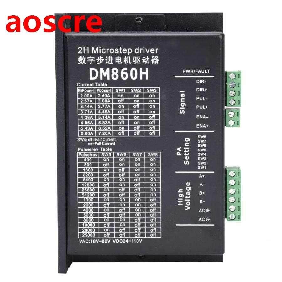 DM860H Stepper Motor Drive 2-Phase Optical Isolation Signal