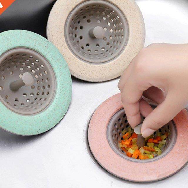 1PCS Portable Silicone Sink Strainer Waste Plug Sink Filter