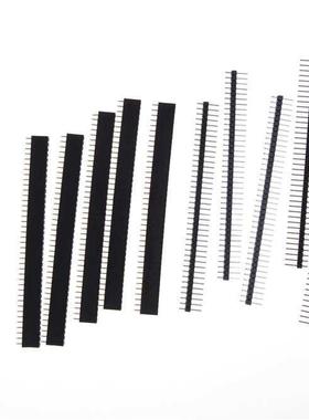 10pcs Single Row Straig Male + Female Pin Header Strip 40