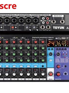Sound Card Audio Mixer Sound Board Conse Desk System Inter