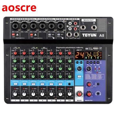 Sound Card Audio Mixer Sound Board Conse Desk System Inter