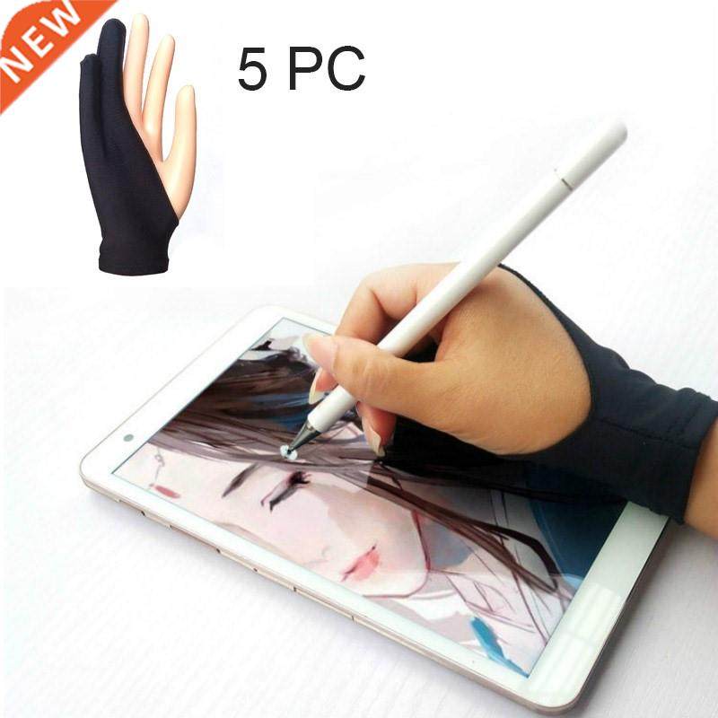 5pcs Drawing/Painting Tablet Finger Gloves for IPad Anti Fo