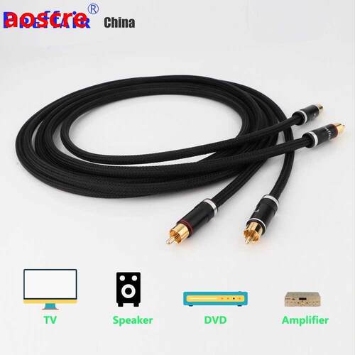 High Quality Preffair OFC Copper Fully shielding Analogue Au