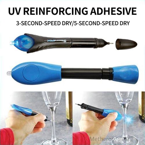 3 Second Quick Fix Liquid Glue Pen Uv Light Repair Tool With