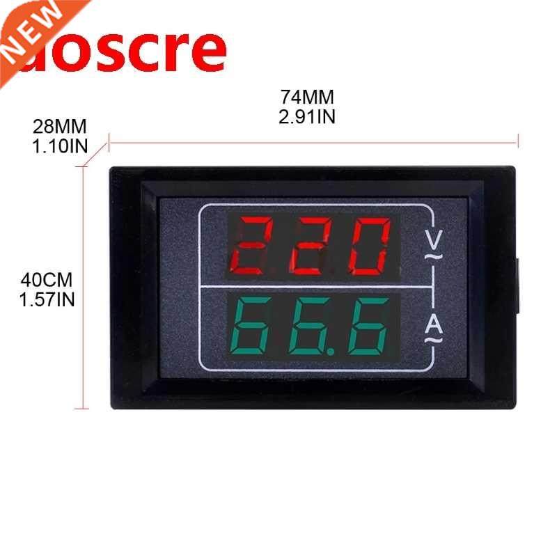 Digital Voltmeter Ammeter AC50-500Amp Voltage Current Volt A