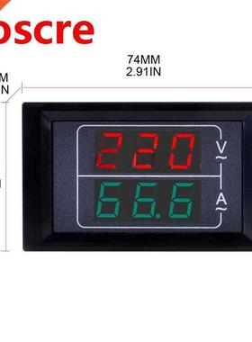 Digital Voltmeter Ammeter AC50-500Amp Voltage Current Volt A