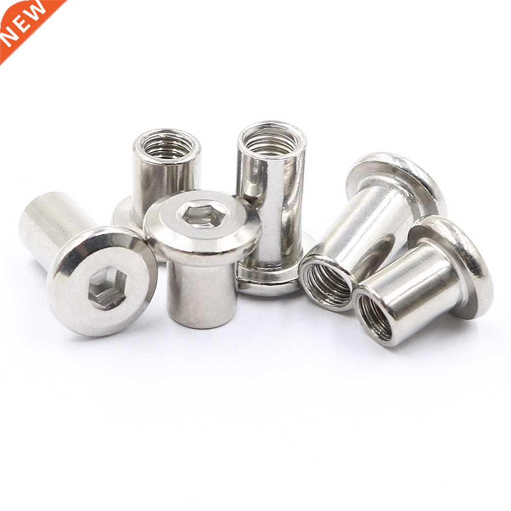 Large Flat Hex Hexagon Socket Head Splint Nut Furniture Rive