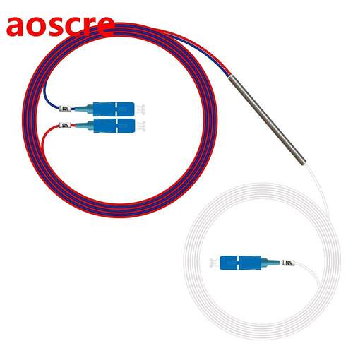 China factory 1x2 fbt fiber optical plc splitter SC/UPC 50/5