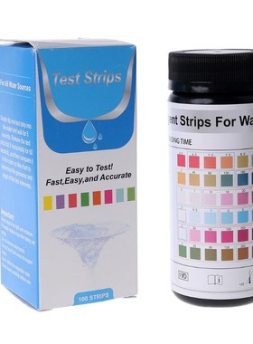 100strips Water Test Paper 6in1 pH alkalinity Nitrite Chlori