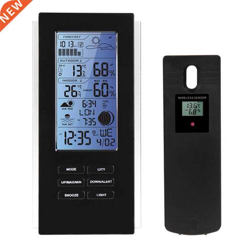 LCD RCC Humidity Meter Frost Alert Weather Station Sensor