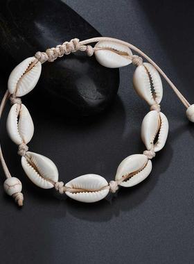 Bohemia Natural Shell Anklets for Women Foot Jewelry Summer