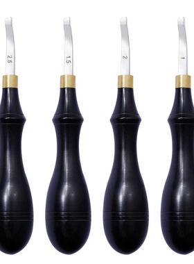 1/1.5/2/2.5mm Leather Edge Creaser Stainless Steel Shallow S