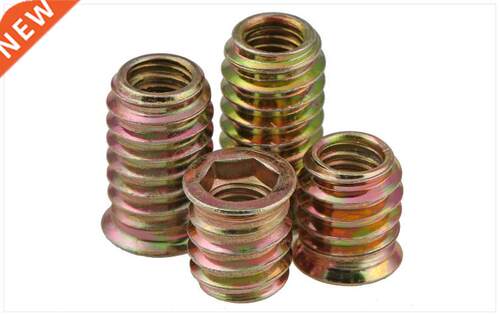 Flat head hex socket Nut embedded iron Straight teeth M6 M