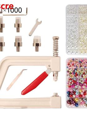 Mold Manual Punching Pearl Setting Machine Rhinestones Fixin