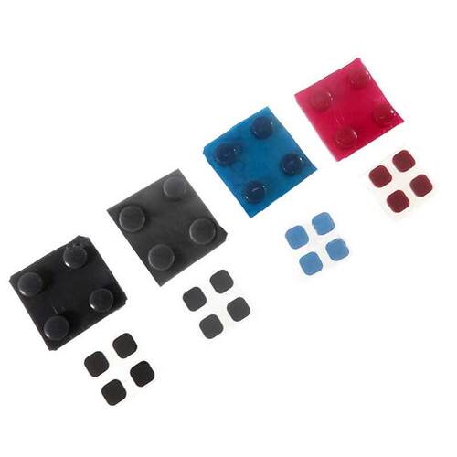 Replacement for New DS XL Console Front Back Screw Rubber F