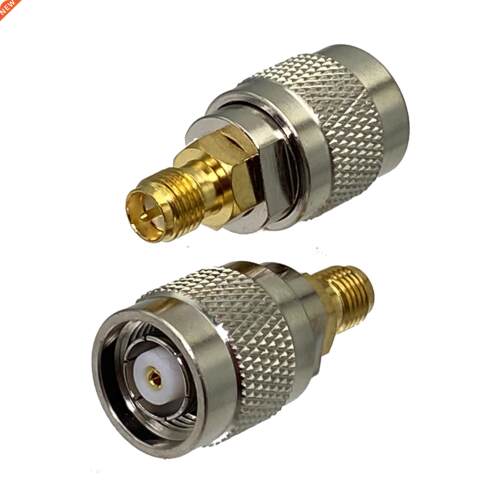 1pcs Connector Adapter RP-TNC Male Jack to RP-SMA Female Plu