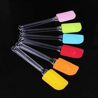 1Pc Silicone Spatula Baking Scraper Cream Butter Handled Cak